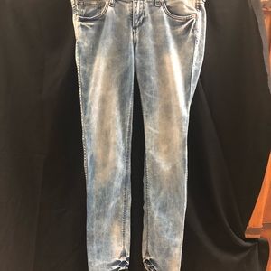 Acid washed jeans